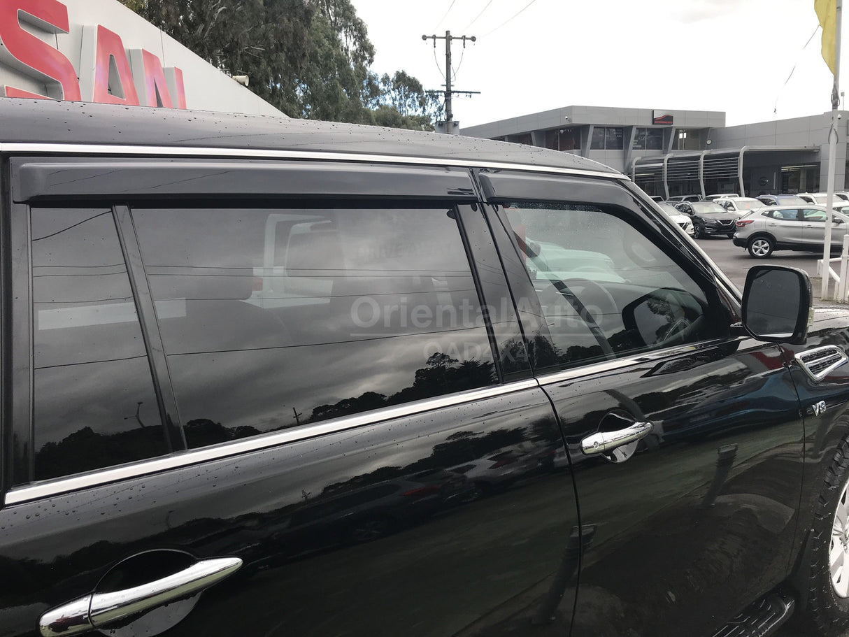 Luxury Weather Shields for Nissan Patrol Y62 2012-Onwards