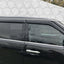 Luxury Weathershields & Detachable 3pcs Cargo Mat for Nissan Patrol Y62 2012-Onwards Weather Shields Window Visors + Cargo Mat Trunk Mat Boot Liner