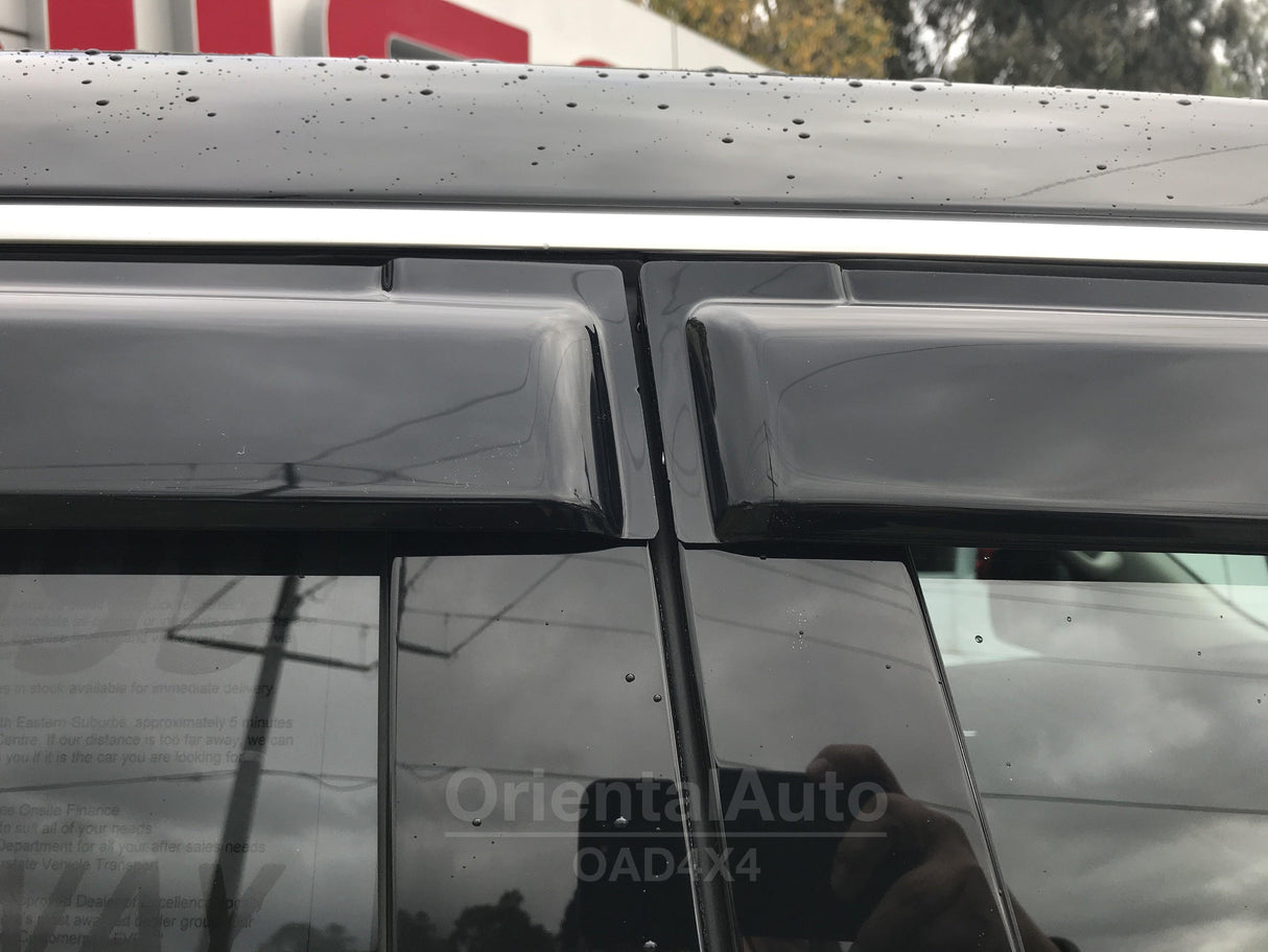 Luxury Weather Shields for Nissan Patrol Y62 2012-Onwards