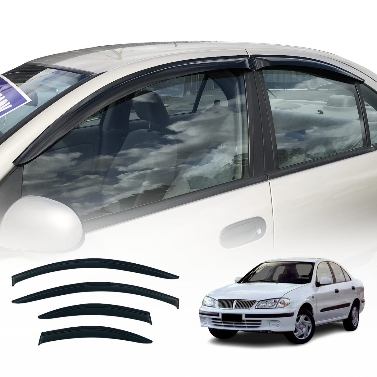 Weather Shields for Nissan Pulsar N16 Sedan 2001-2006