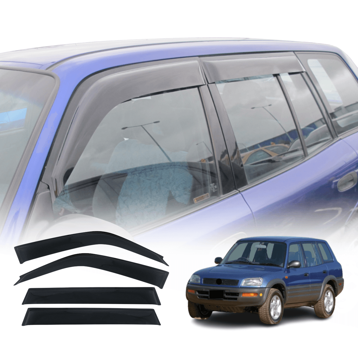 Weather Shields for Toyota RAV4 5 Doors 1994-2000