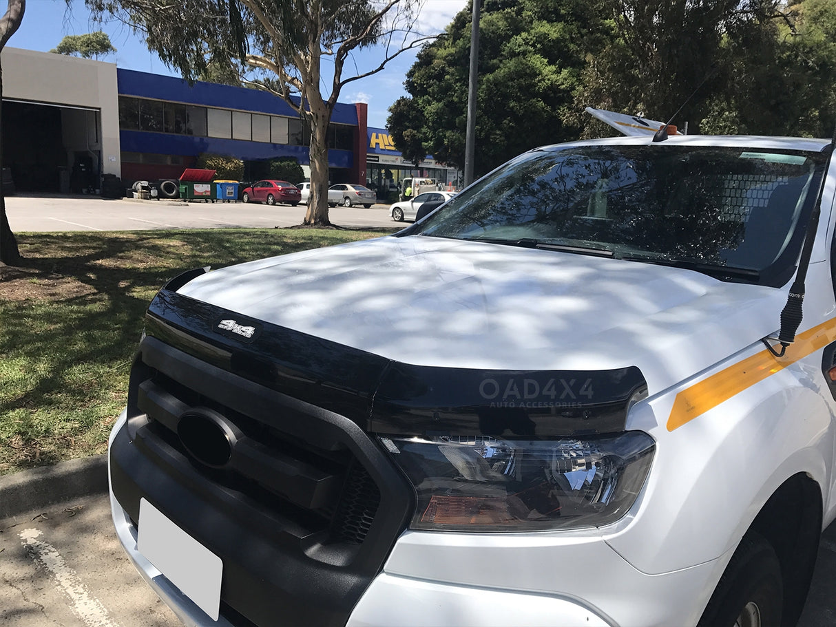 Bonnet Protector & Injection Weathershields for Ford Ranger Dual Cab 2016-2022