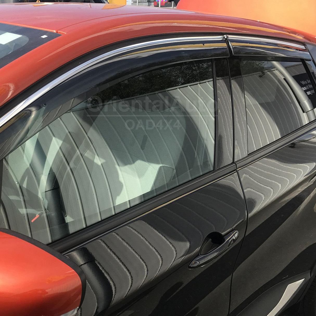 Stainless Edge Weather Shields for Renault Kadjar 2019-Onwards