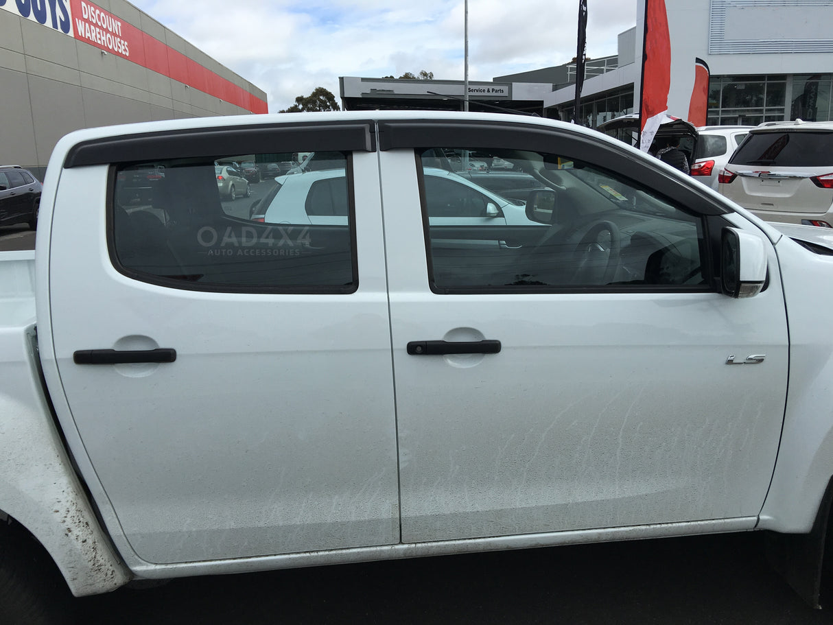 Injection Weather Shields for Holden Colorado RG Series Dual Cab 2012-2020