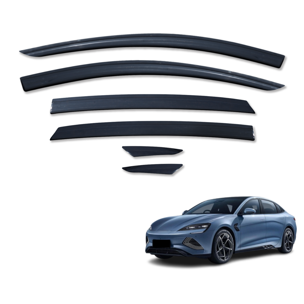 Luxury Weather Shields for BYD Seal 2022-Onwards 6PCS