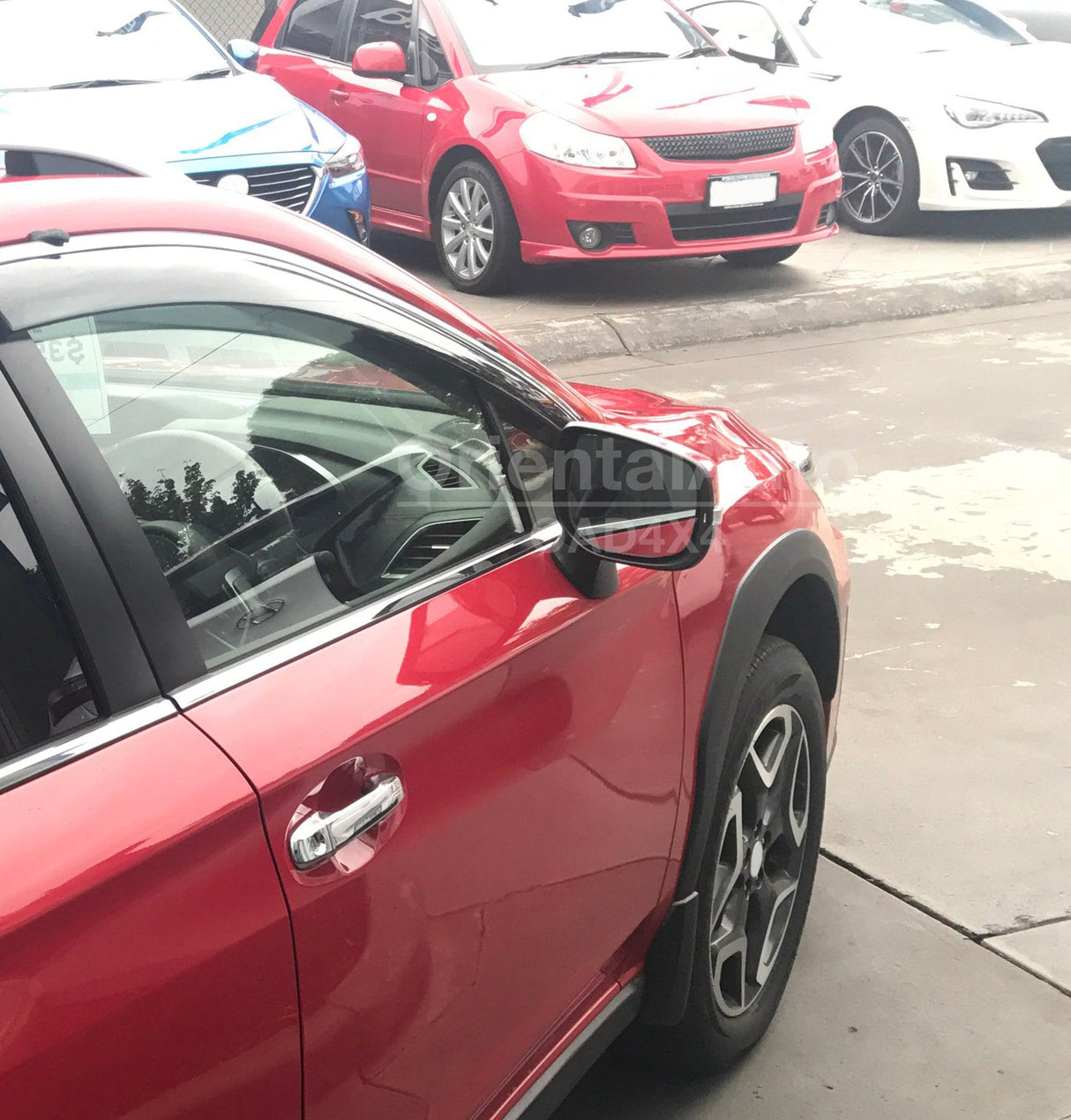 Stainless Edge Weather Shields for Subaru Impreza G5 Sedan 2016-2022 2PCS