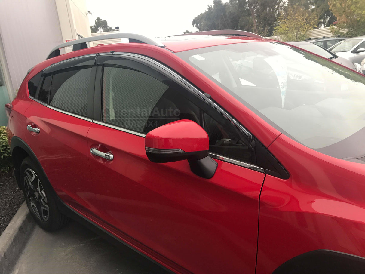 Stainless Edge Weather Shields for Subaru XV G5X 2017-2022