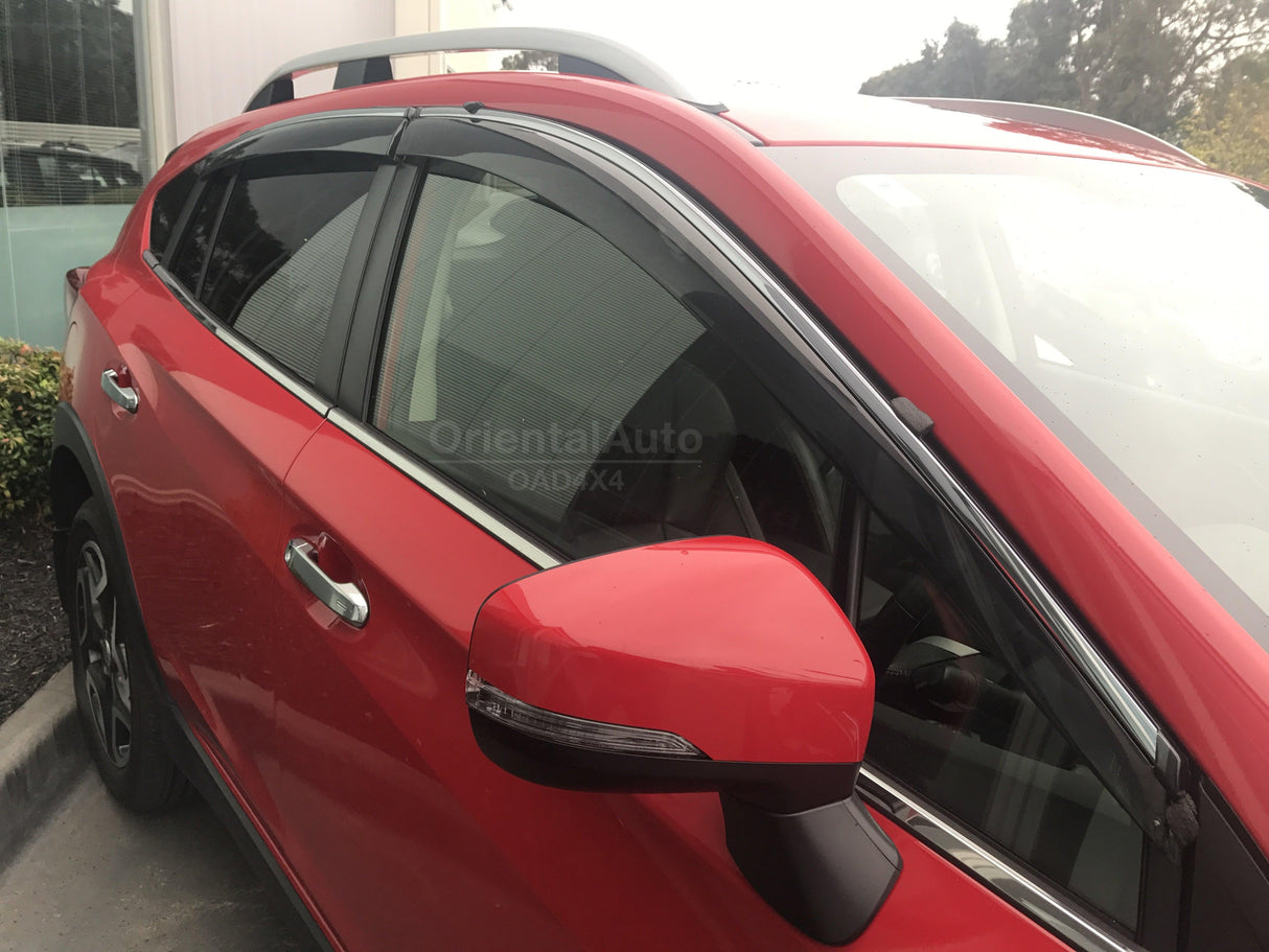 Stainless Edge Weather Shields for Subaru Impreza G5 Hatch 2016-2022