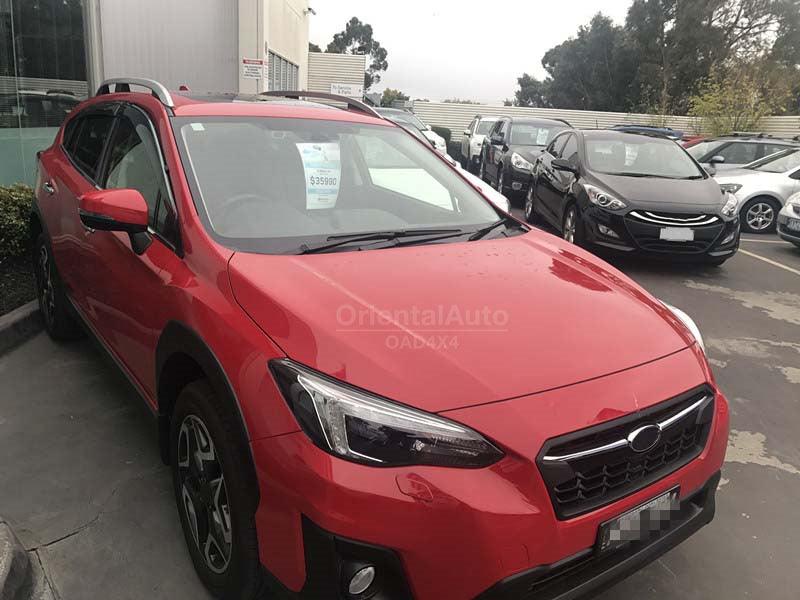 Stainless Edge Weather Shields for Subaru XV G5X 2017-2022