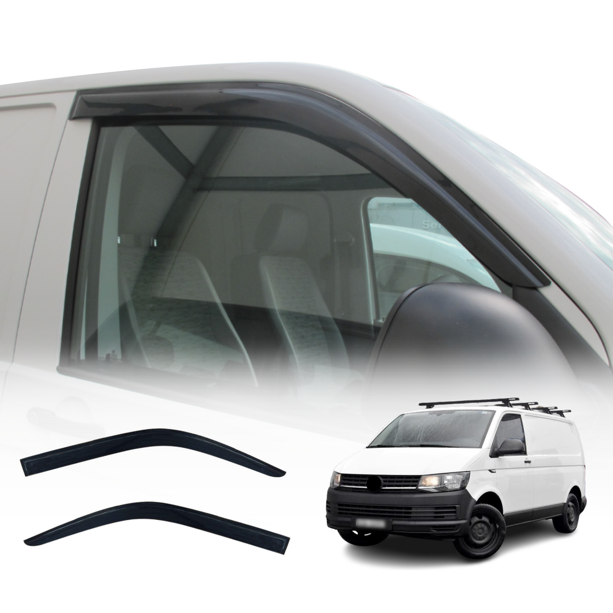 Weather Shields for Volkswagen Multivan / Transporter T6 2015-2019 2PCS