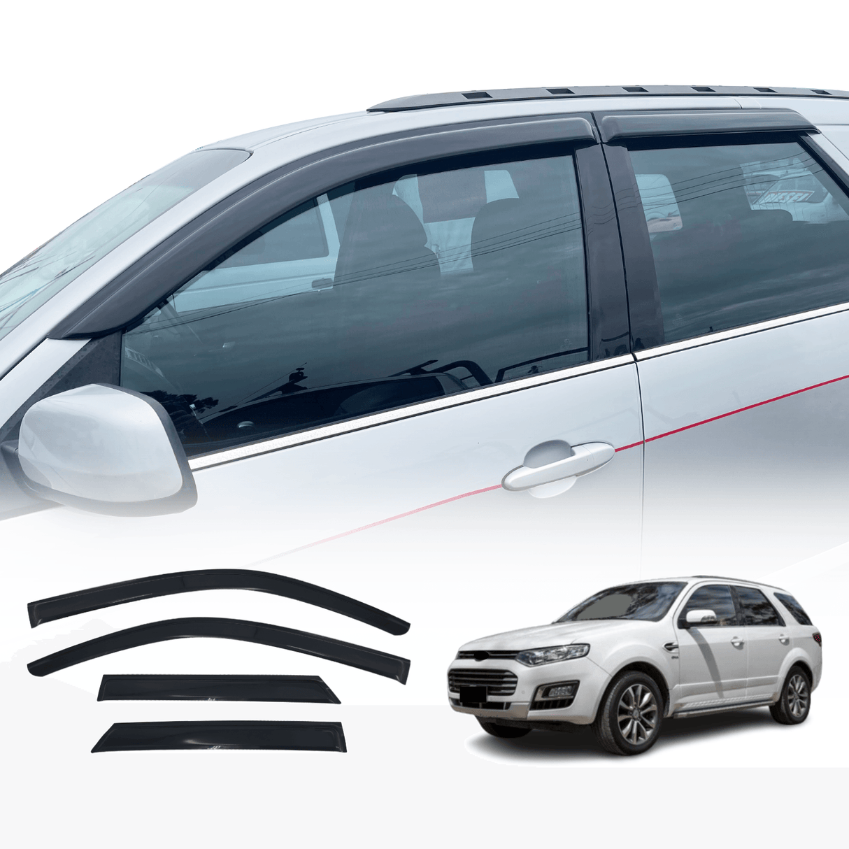 Luxury Weather Shields for Ford Territory 2004-2016