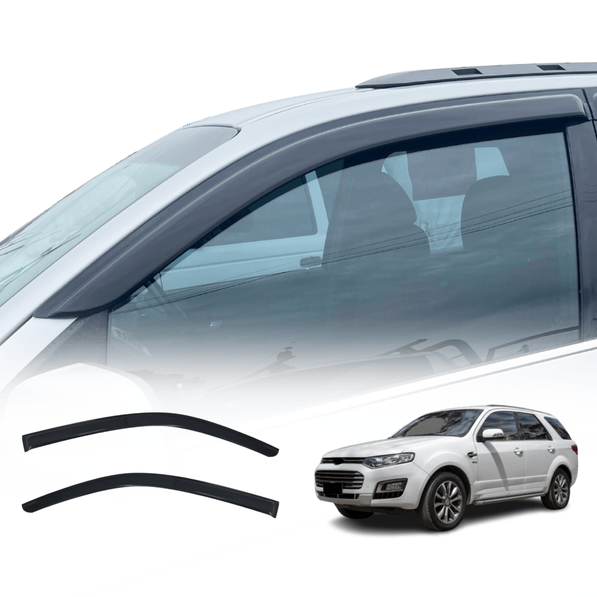 Luxury Weather Shields for Ford Territory 2004-2016 2PCS