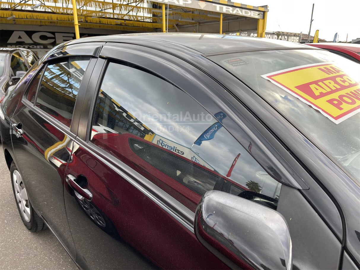 Luxury Weather Shields for Toyota Yaris Sedan 2006-2015