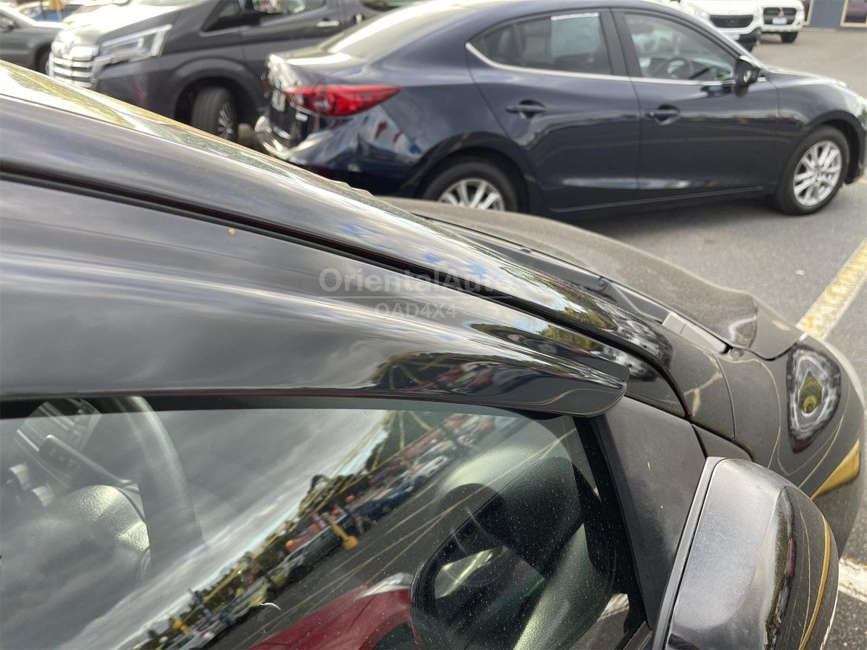 Luxury Weather Shields for Toyota Yaris Sedan 2006-2015