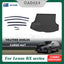 Injection Stainless 6pcs Weathershields & Cargo Mat For Lexus RX Series 2022-Onwards Weather Shields Window Visor + Boot Mat Liner Trunk Mat