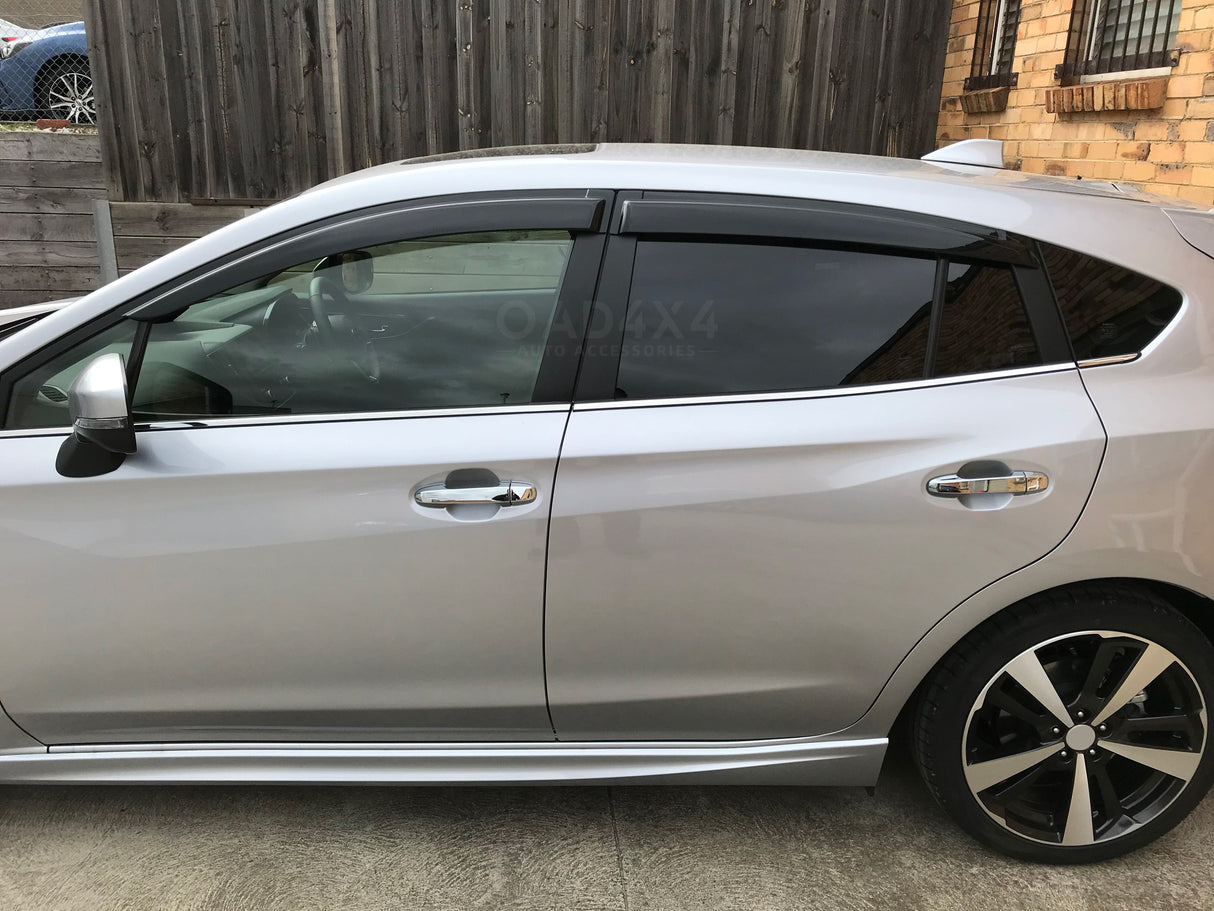 Luxury Weather Shields for Subaru Impreza G5 Series Hatch 2016-2022