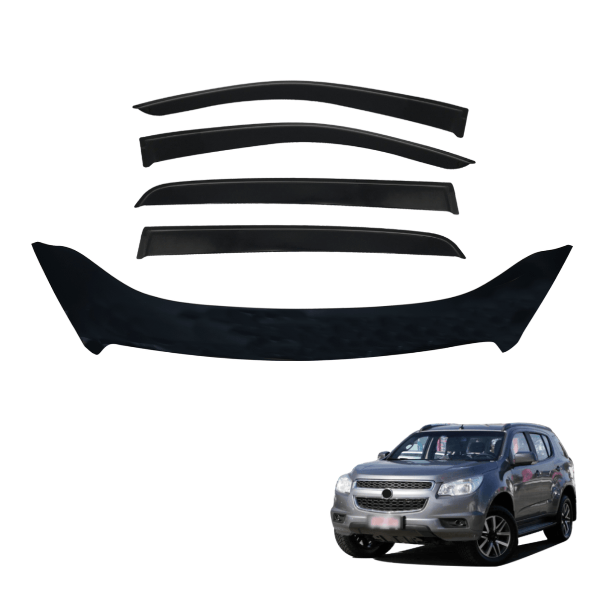 Bonnet Protector & Injection Weathershields for Holden Colorado 7 RG Series 2012-2016 #Pickup ONLY