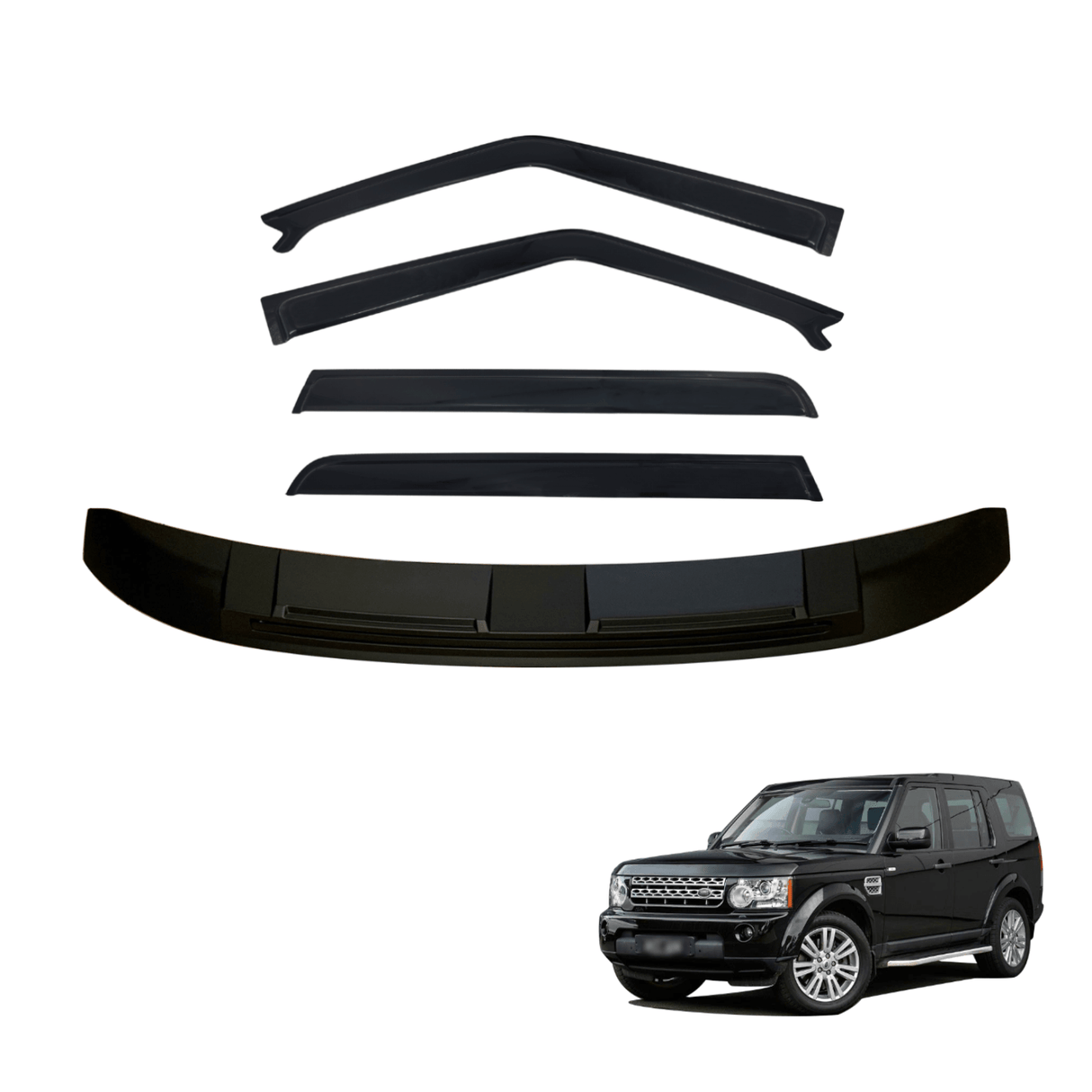 Bonnet Protector & Luxury Weathershields for Land Rover Discovery 3 4 2004-2016