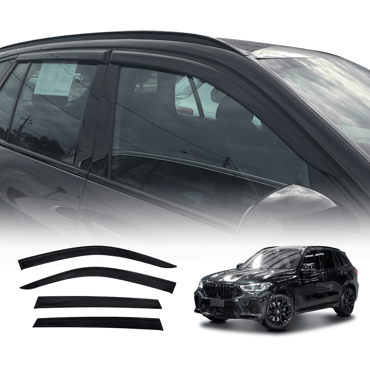 Luxury Weather Shields for BMW X5 M F95 Series 2020-Onwards