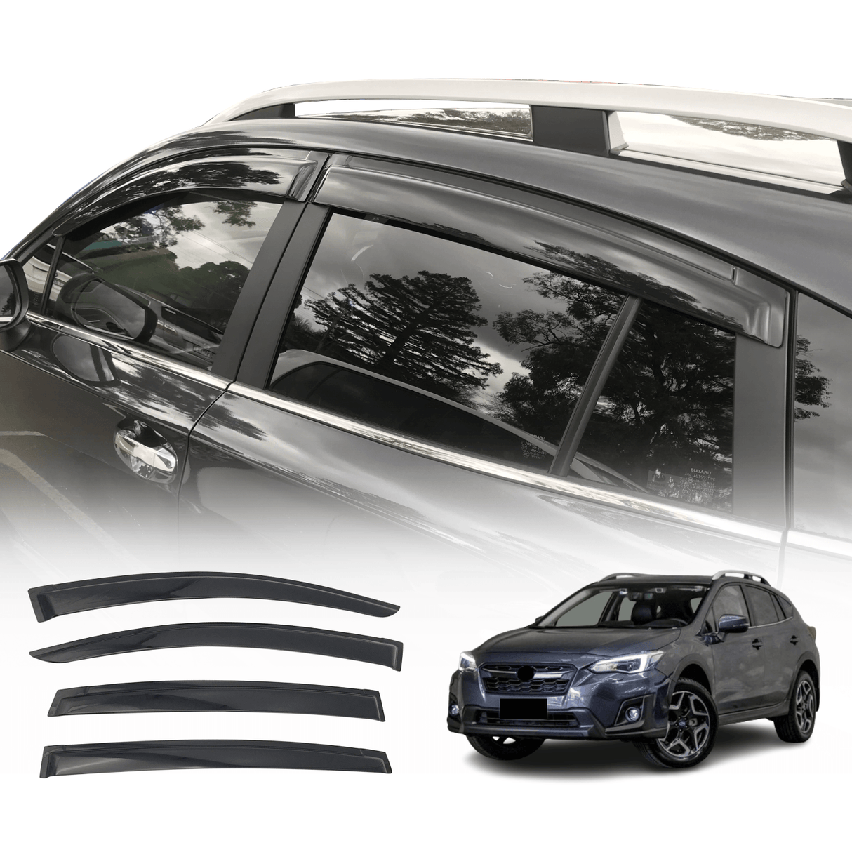 Luxury Weather Shields for Subaru XV G5X 2017-2022