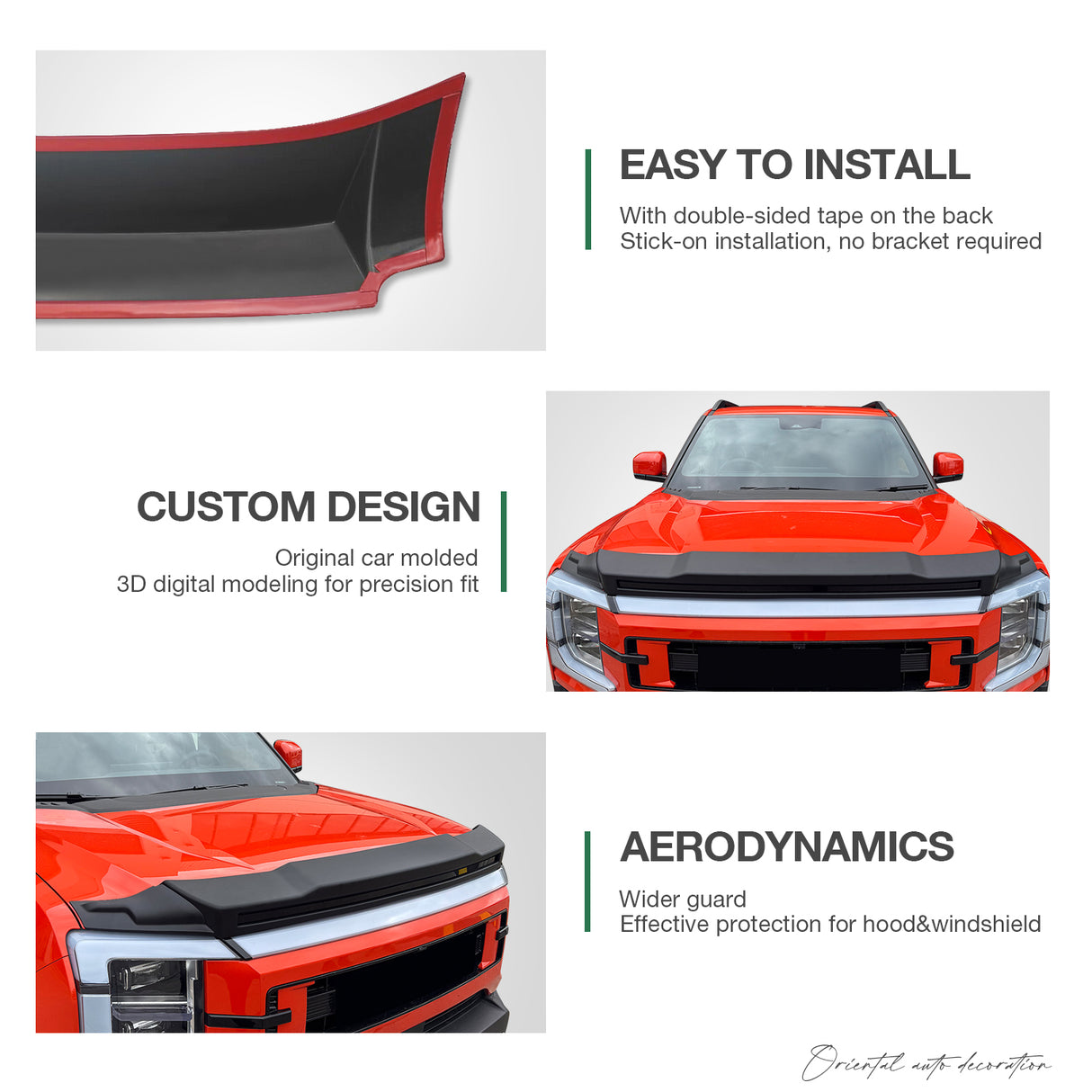 Bonnet Protector for BYD Shark 6 2025-Onwards