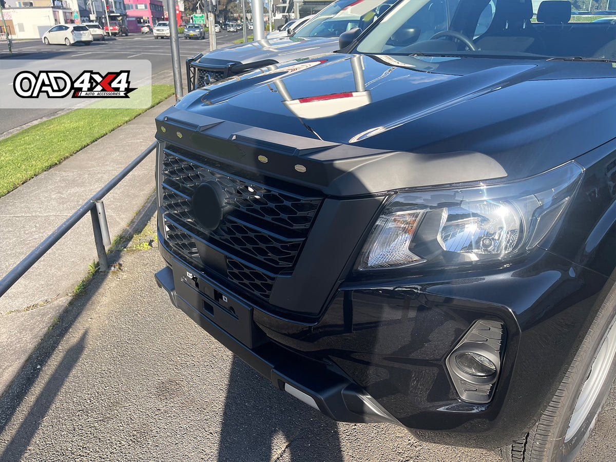 Bonnet Protector & Injection Weathershields for Nissan Navara NP300 D23 Dual Cab Dec/2020-2025 MY21+