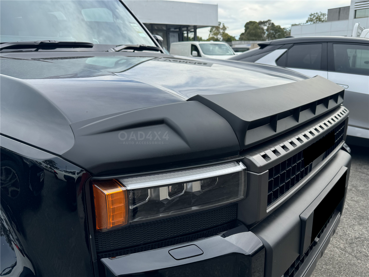 Bonnet Protector & Stainless Edge Weathershields for Toyota Land Cruiser Prado 250 LC250 2024-Onwards 6PCS