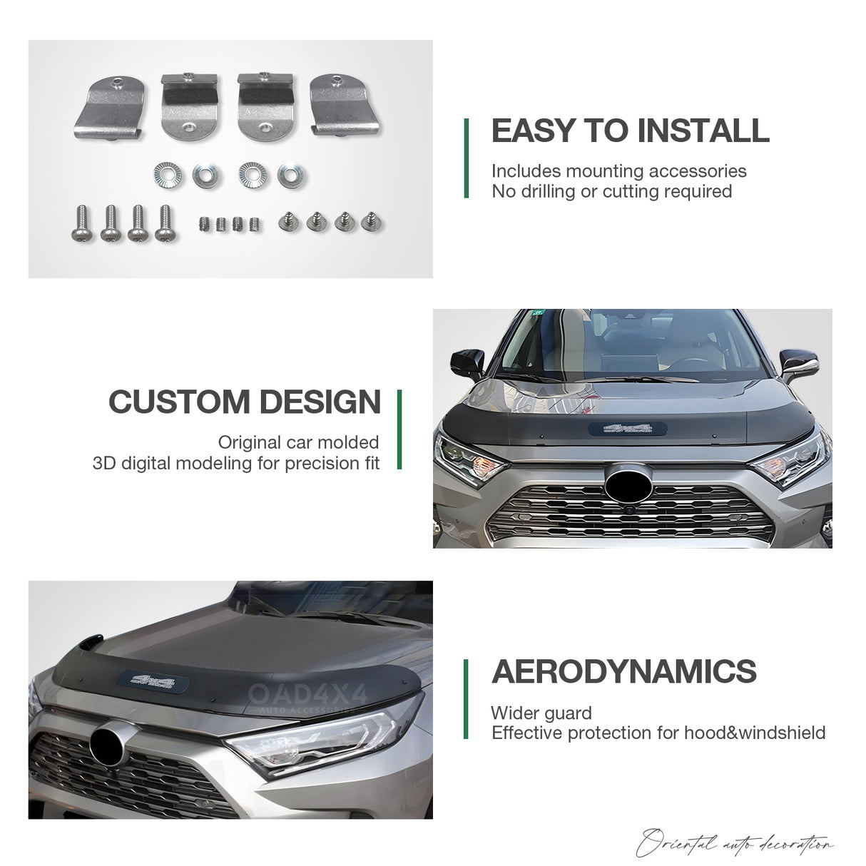 Bonnet Protector for Toyota RAV4 2019-2026