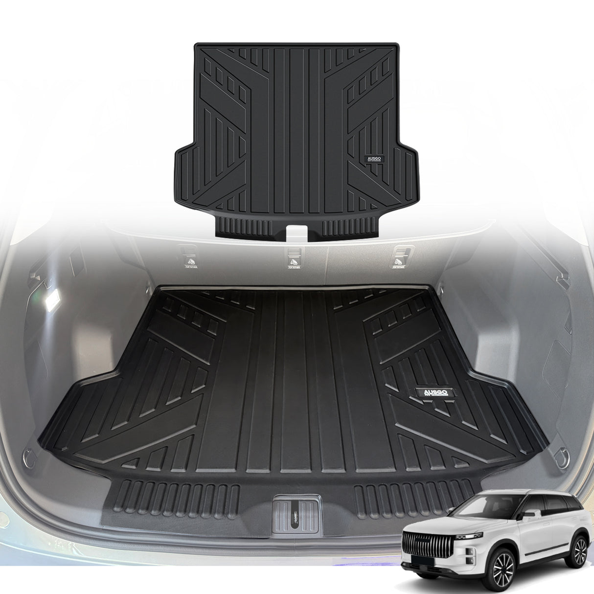 Boot Liner Kick Mat for Jaecoo J7 2024-Onwards - Inner Rear Step Panel Covered