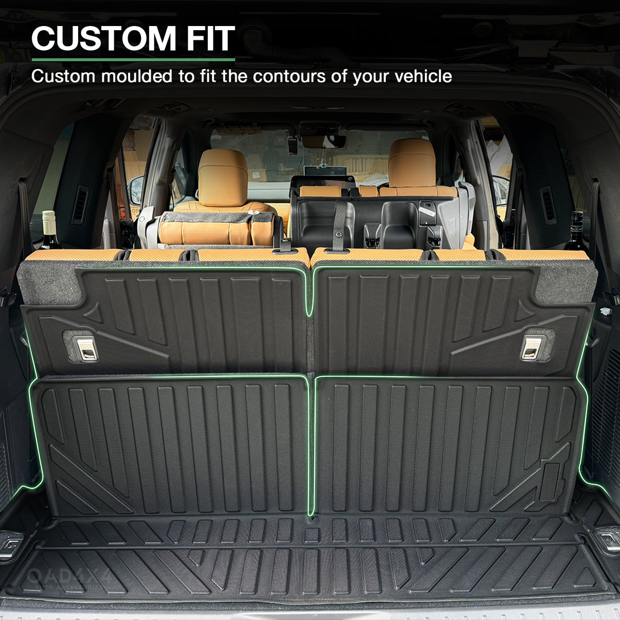 Boot Liner for Toyota Land Cruiser 300 Series 7 Seater 2021-Onwards