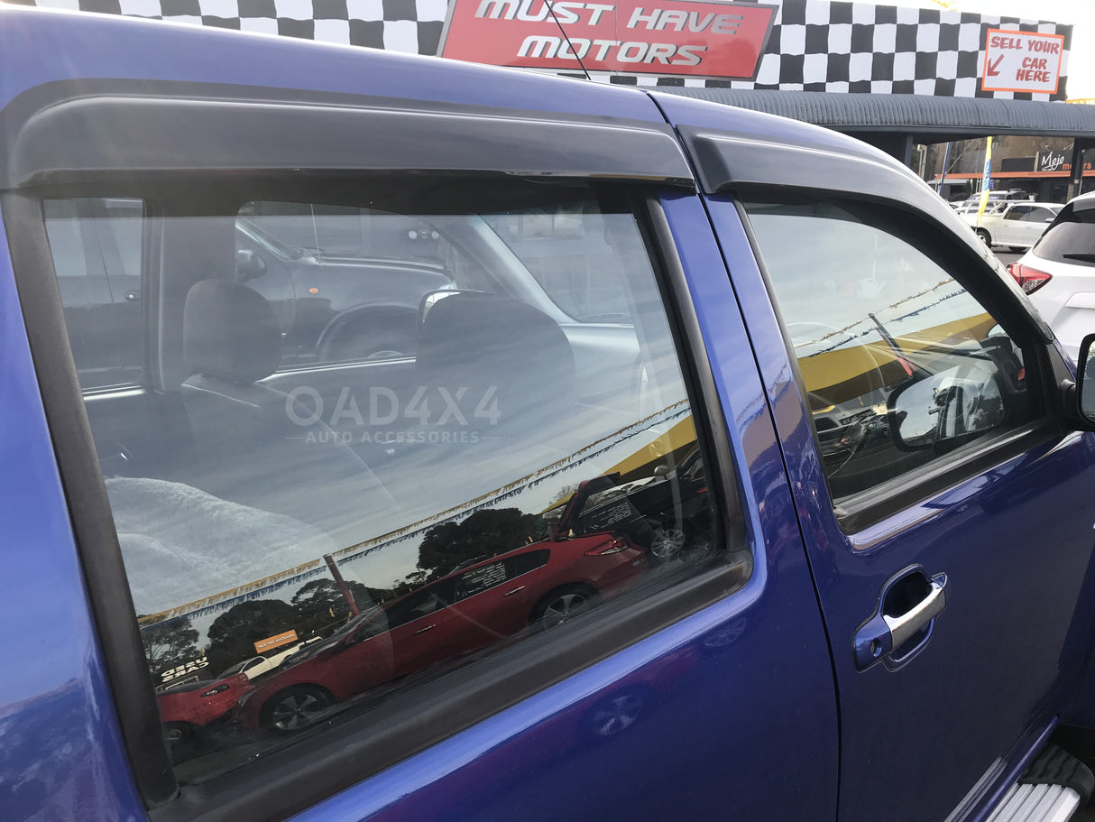 Pre-order Luxury Weather Shields for ISUZU D-MAX DMAX Dual Cab 2008-2012