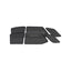 6PCS Magnetic Sun Shade for Toyota Fortuner 2015+ Window Sun Shades UV Protection Mesh Cover