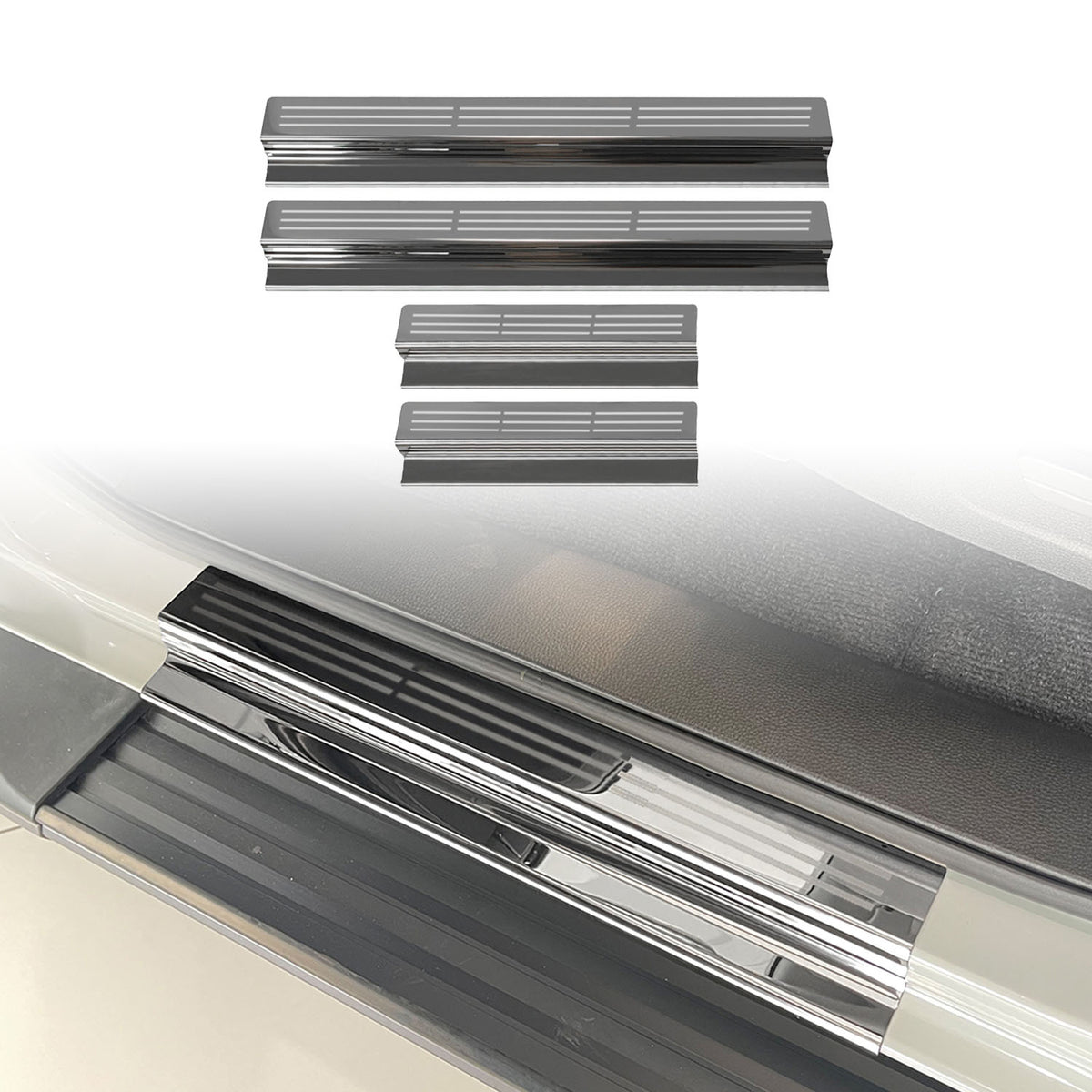 Stainless Steel Door Sill Protector for ISUZU MUX MU-X 2021-Onwards