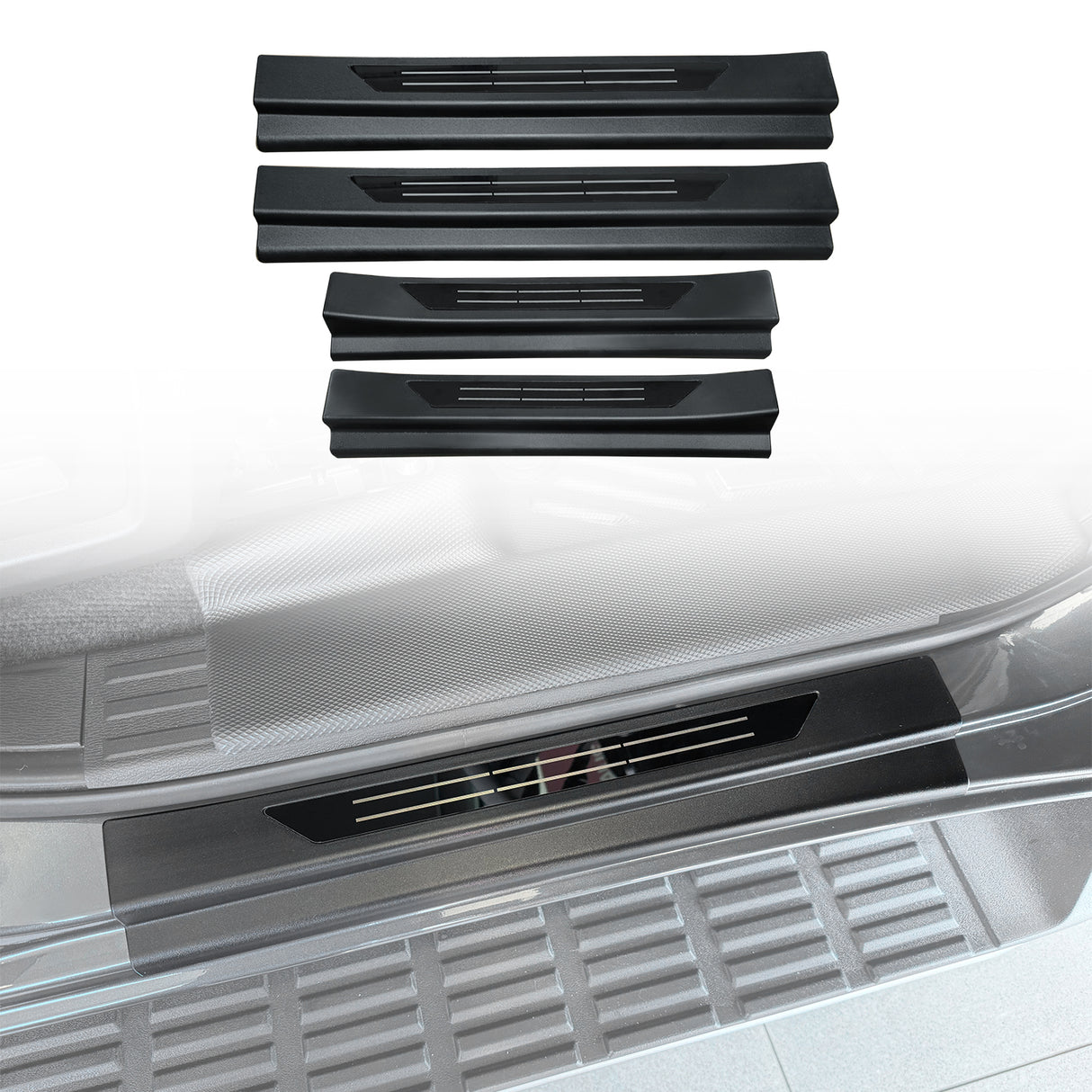 ABS Door Sill Protector for Nissan Navara D27 Dual Cab 2026-Onwards