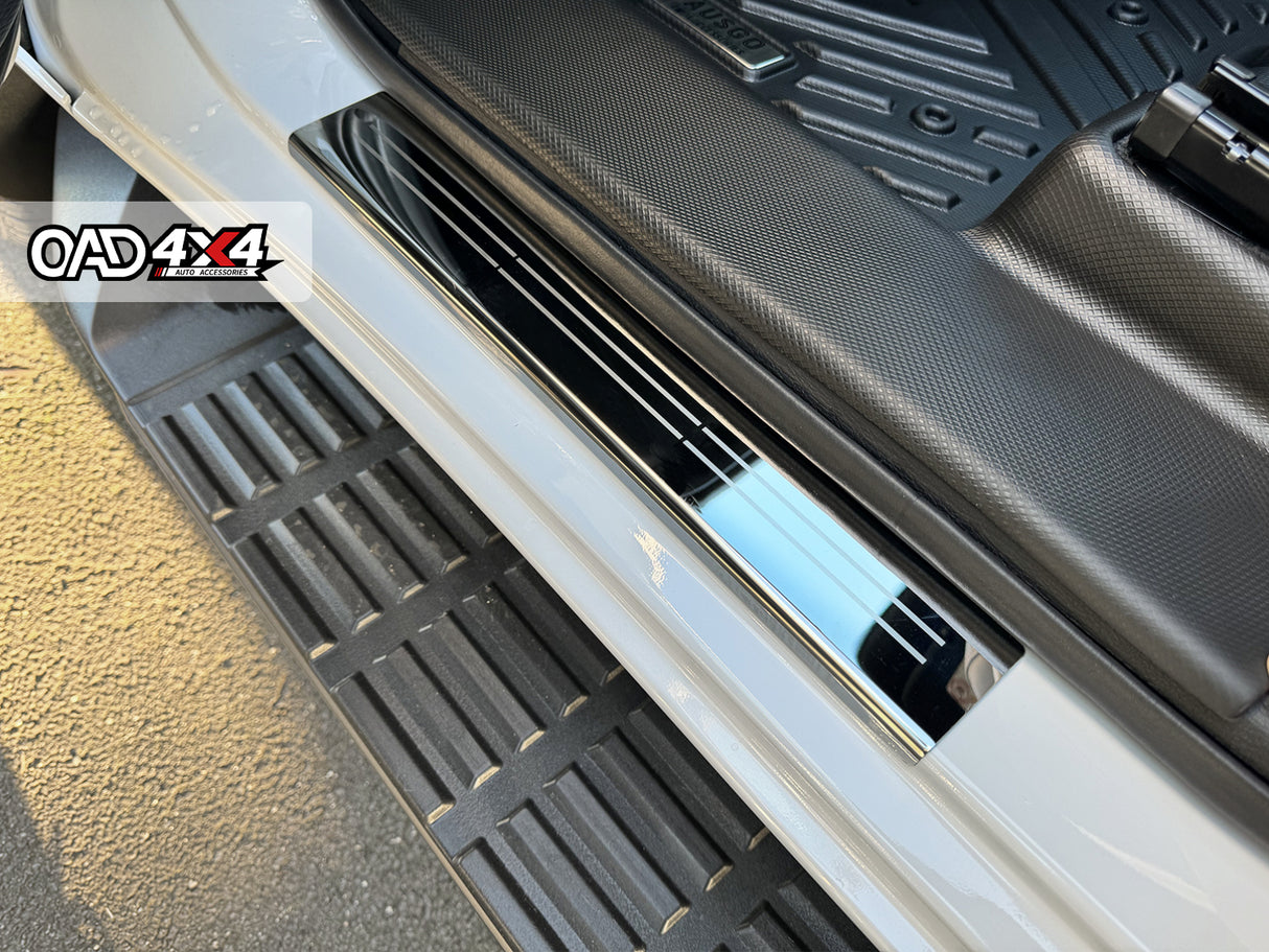 Stainless Door Sill Protector for Nissan Navara D27 Dual Cab 2026-Onwards