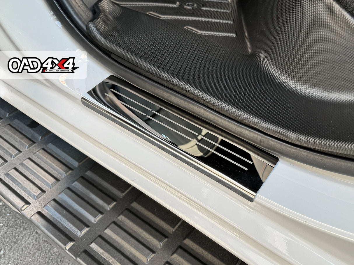 Stainless Door Sill Protector for Nissan Navara D27 Dual Cab 2026-Onwards