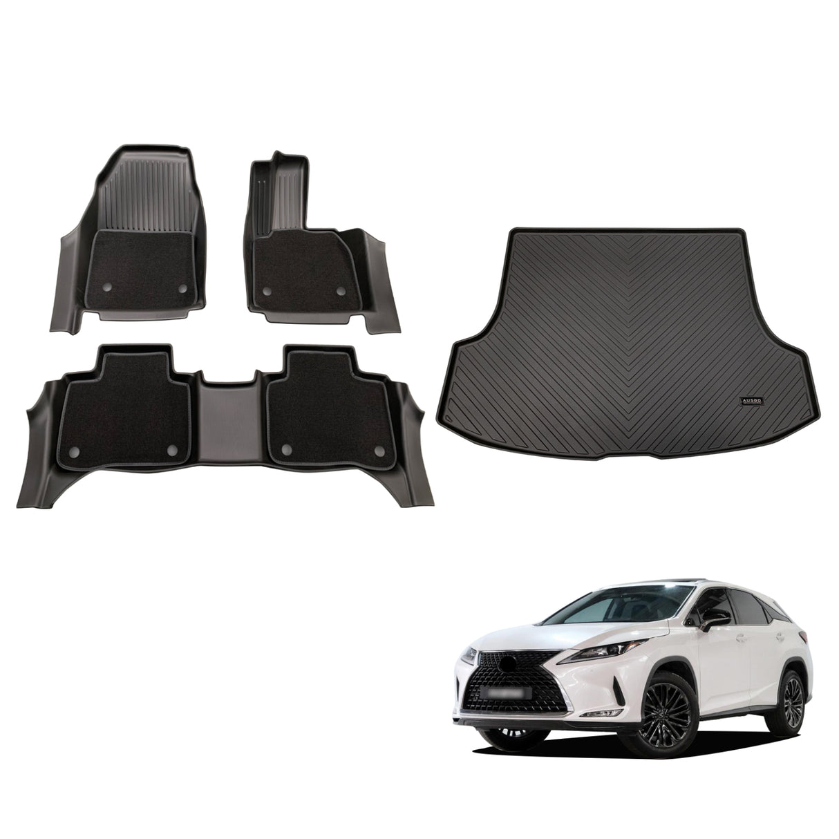5D Double-Layer Car Floor Mats for Lexus RX Series 2022-Onwards