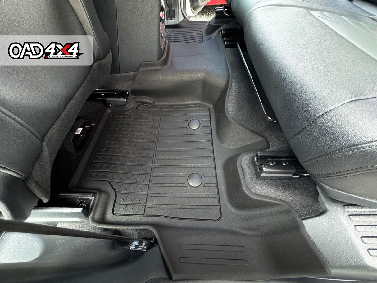Injection 7D TPE Car Floor Mats for Ford Everest Next-Gen 2022-Onwards