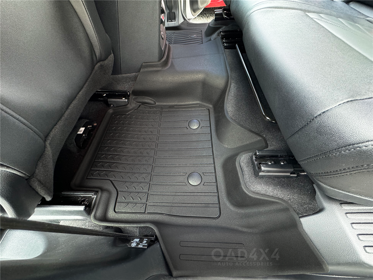 Injection Floor Mats & Door Sill Protector for Ford Everest Next-Gen 2022-Onwards
