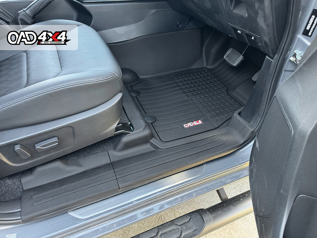 Injection 7D TPE Car Floor Mats for ISUZU D-MAX Dual Cab 2020-Onwards
