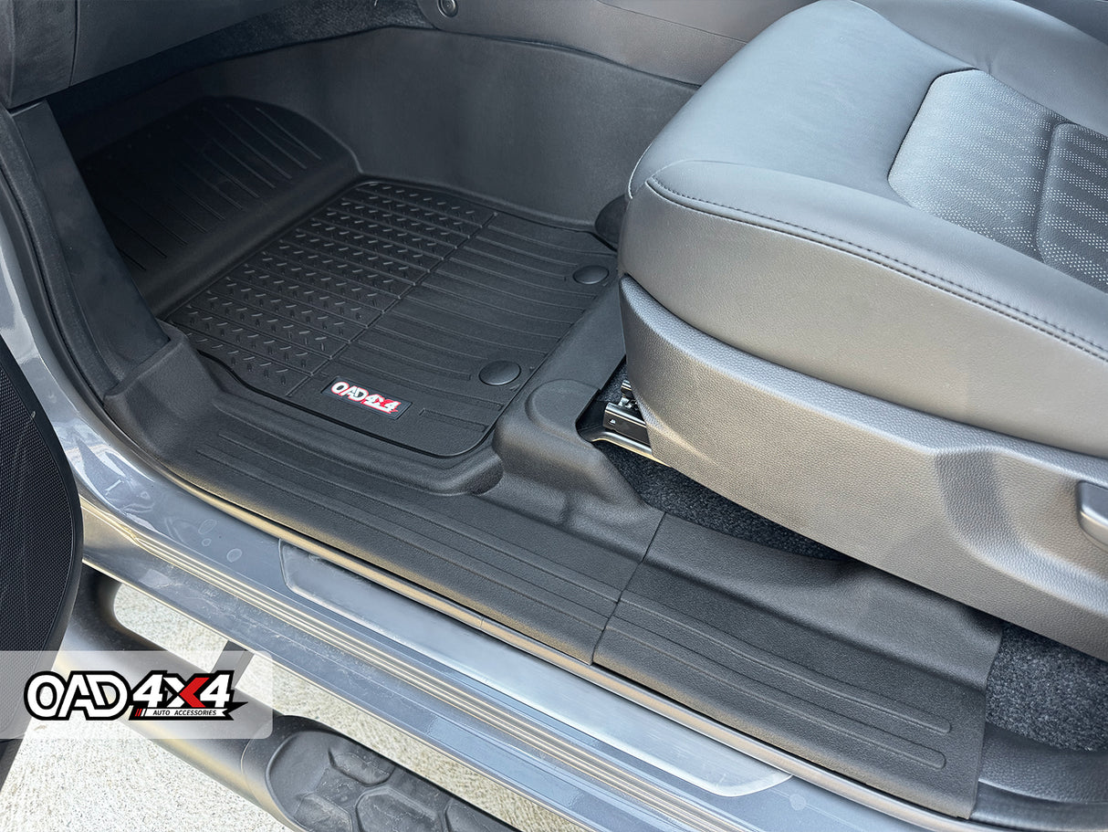 Injection 7D TPE Car Floor Mats for ISUZU D-MAX Dual Cab 2020-Onwards