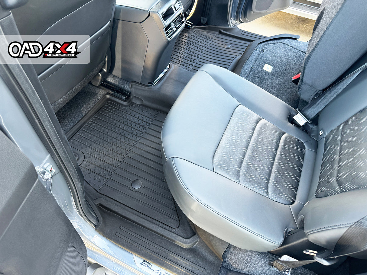 Injection 7D TPE Car Floor Mats for ISUZU D-MAX Dual Cab 2020-Onwards