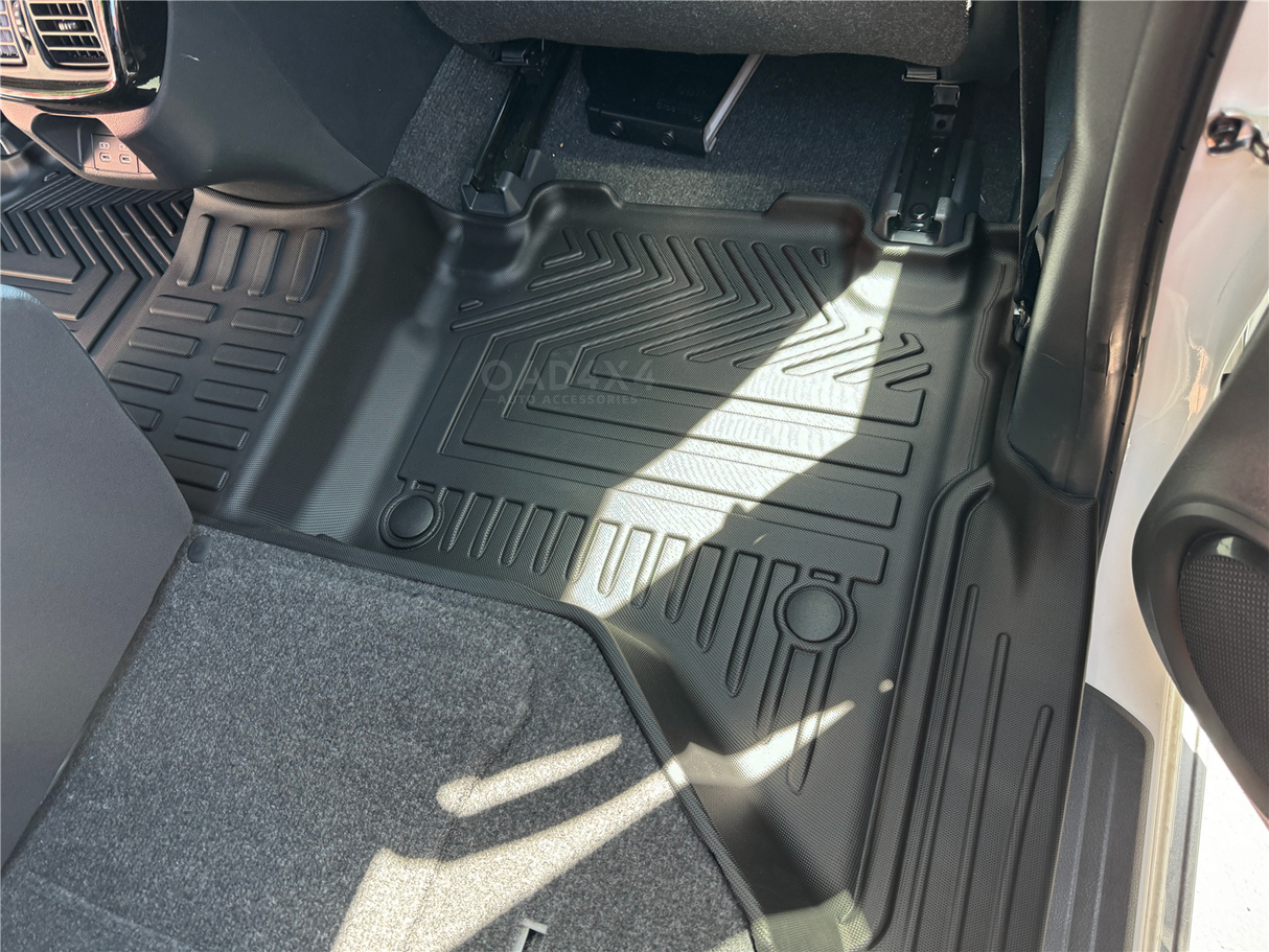 Floor Mats & Door Sill Protector for Toyota Hilux Manual Transmission Dual Cab 2015-Onwards