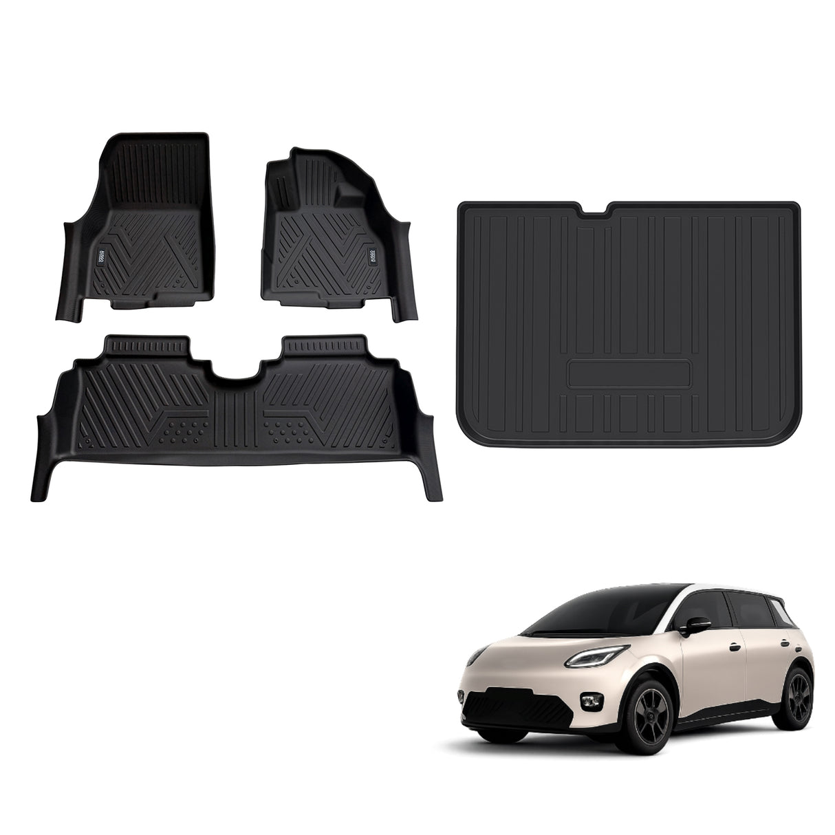 5D TPE Car Floor Mats for GAC AION UT 2026-Onwards
