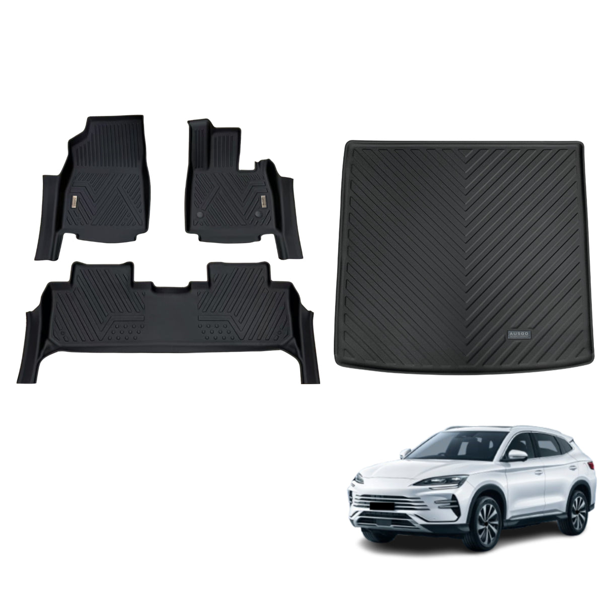 5D TPE Car Floor Mats for BYD Sealion 6 2024-Onwards