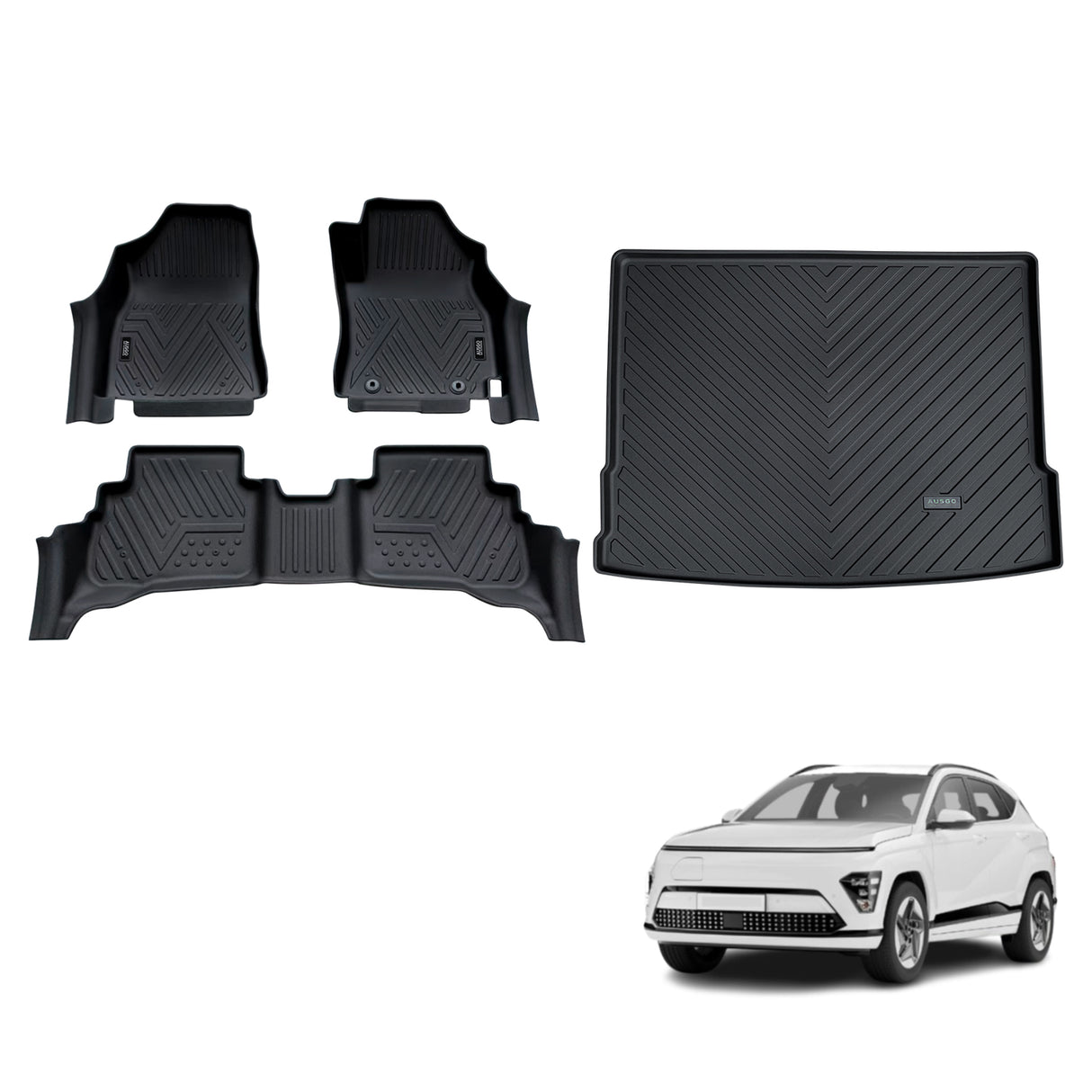 5D TPE Car Floor Mats for Hyundai Kona SX2 Series 2023-Onwards