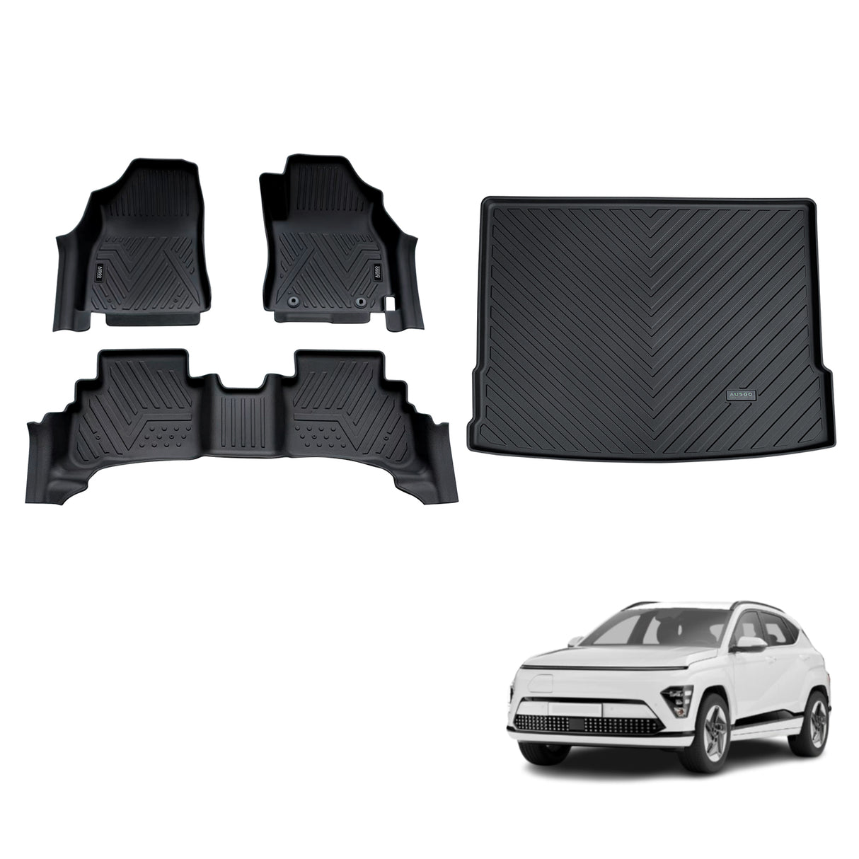 5D TPE Car Floor Mats for Hyundai Kona SX2 Series 2023-Onwards