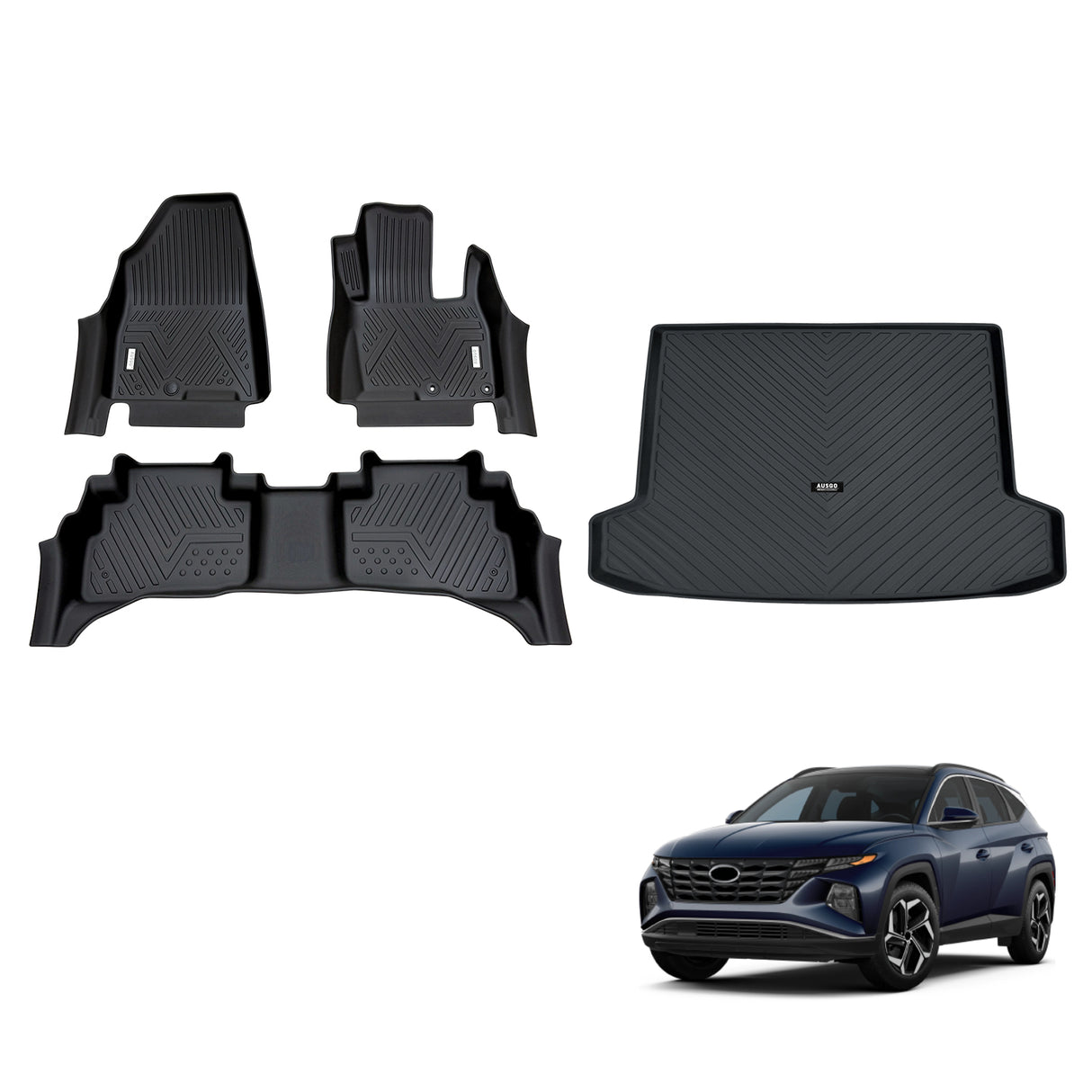 5D TPE Car Floor Mats for Hyundai Tucson 2021-Onwards