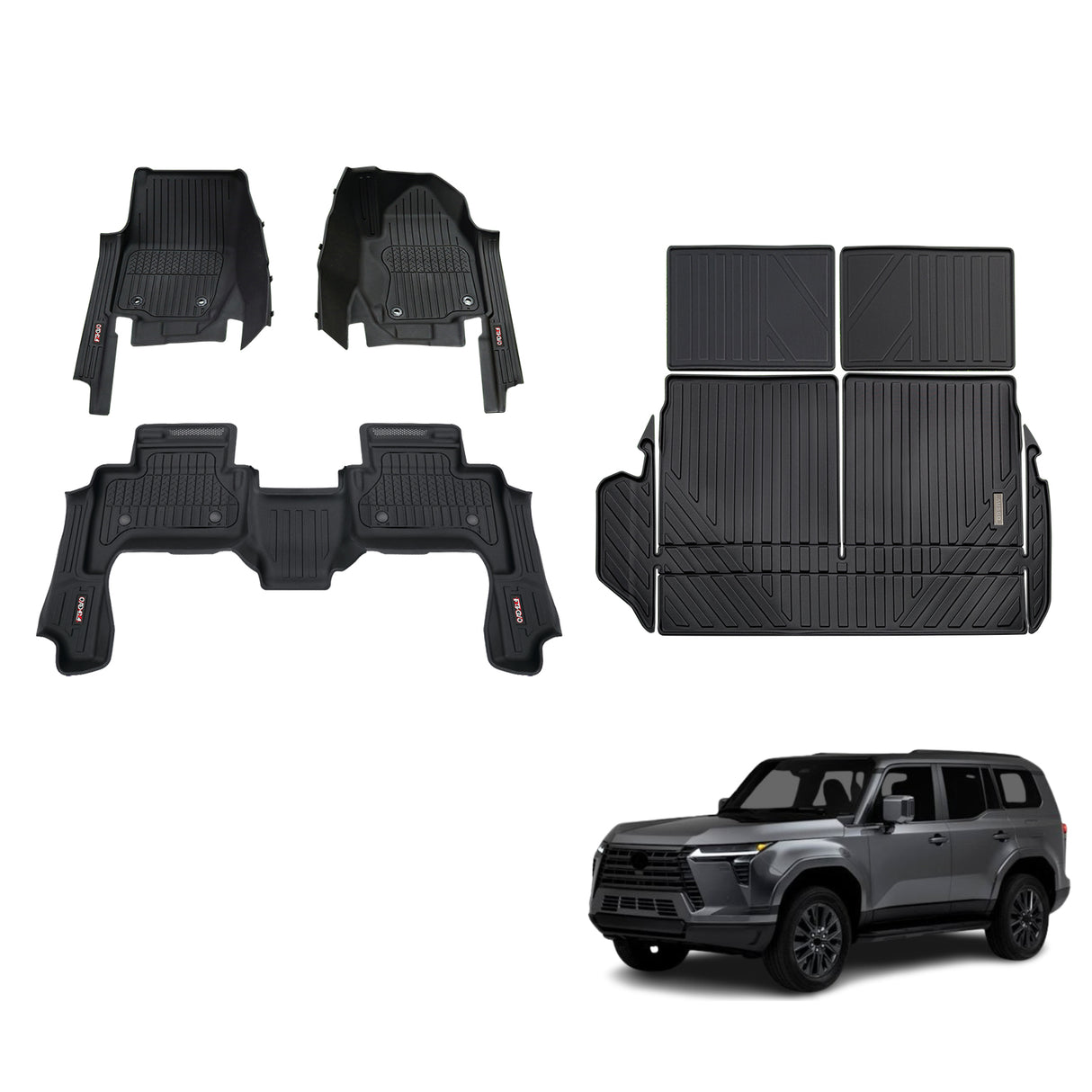 Injection 7D Car Floor Mats for Lexus GX550 2024-Onwards
