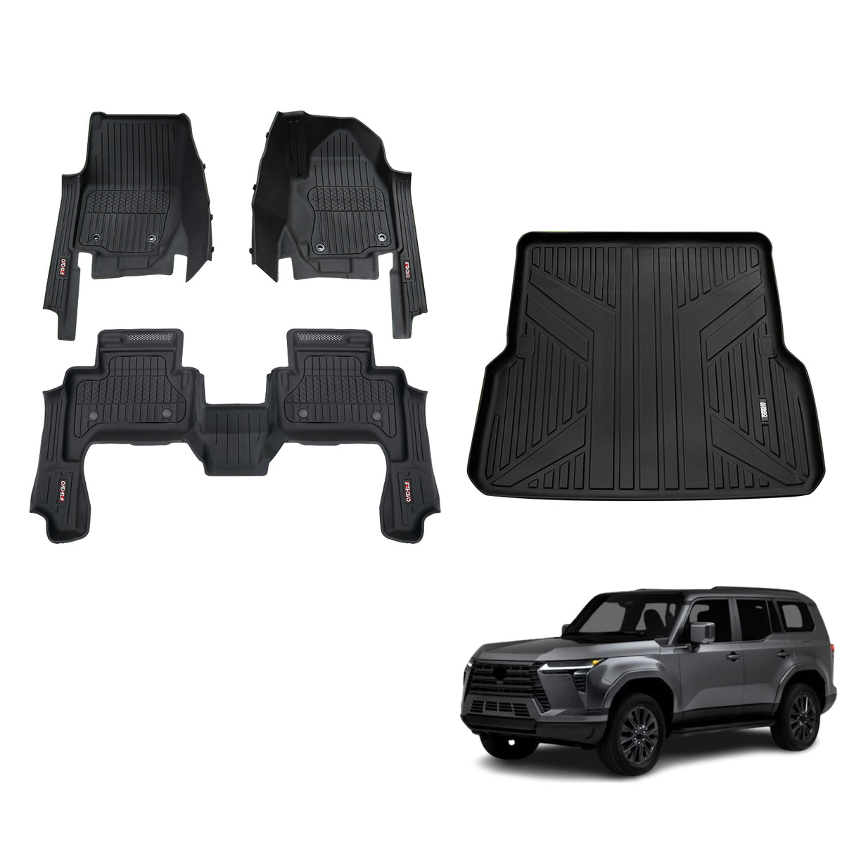 Injection 7D Car Floor Mats for Lexus GX550 2024-Onwards
